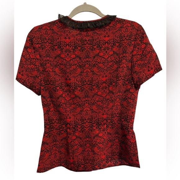 MARC BY MARC JACOBS Strawberry Thief Peplum Top - Picture 3 of 14